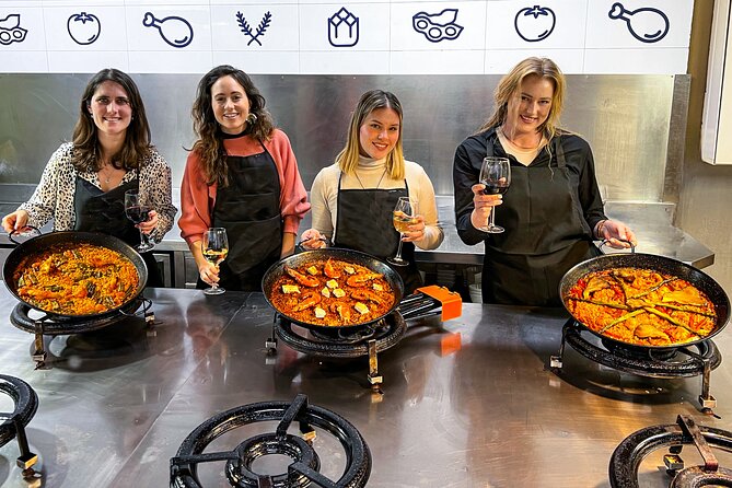 Paella Cooking Class, Wine Tasting & Central Market in Valencia - At a glance