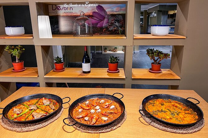 Paella Cooking Class, Wine Tasting & Central Market in Valencia - What the four-hour schedule feels like