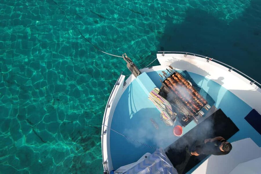 Paphos: Blue Lagoon Afternoon Cruise with Swim, BBQ & Wine - Two hours in the Blue Lagoon