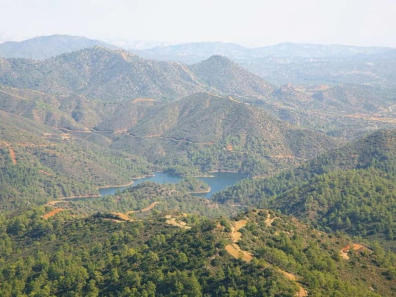 Paphos: Scenic Troodos Mountains Tour with Wine Tasting - Milomeris Waterfall and the natural pool
