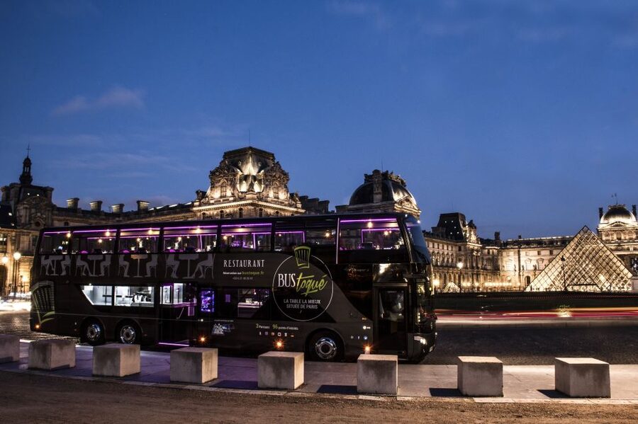 Paris: Bus Toqué Tour with 5-Course Dinner and Champagne - Boarding at 8:30 PM