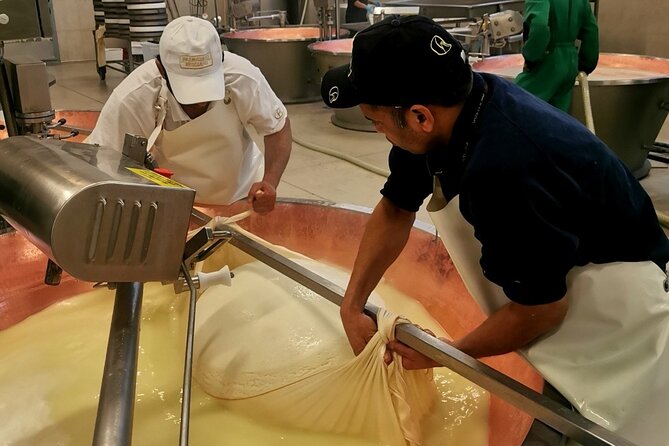 Parmigiano Wine and Balsamic Vinegar Experience from Bologna - Stop one: Parmigiano, fresh ricotta, and aging differences