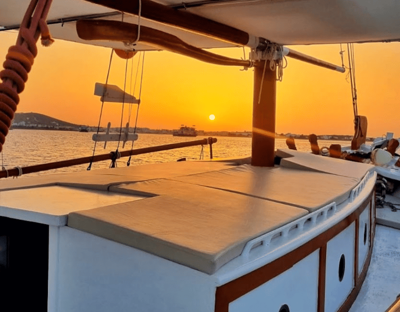 Paros: Sunset Boat Trip with Soft Drinks and Local Wine - Getting to the meeting point and planning your evening