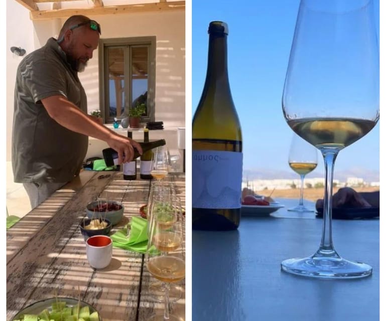 Paros: Wine tasting at Local Winery - The owners are part of the experience