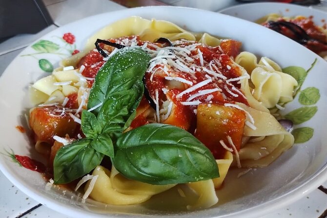 Pasta Class Cook Traditional -Sciacca-Wine included-Shuttle extra - The garden, aperitif, and family stories