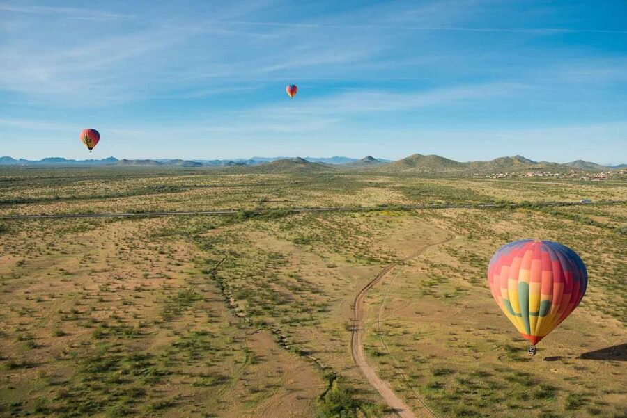 Phoenix: Hot Air Balloon Ride with Champagne and Catering - Pilot stories and local details
