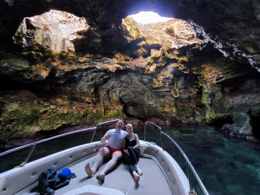 Polignano a Mare Boat Tour with Prosecco and Taralli - The swim stop near Polignano a Mare