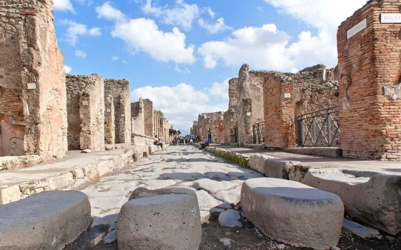 Pompeii: Archeological Tour & Wine Tasting at Mt. Vesuvius - Frescoes, mosaics, homes, and plaster casts