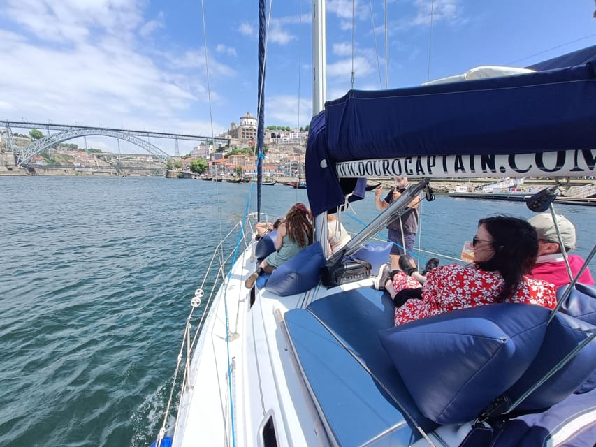 Porto: Charming Sailboat Cruise with Port Wine,Sunset Option - Gaia, the Serra do Pilar, and the Luis I Bridge