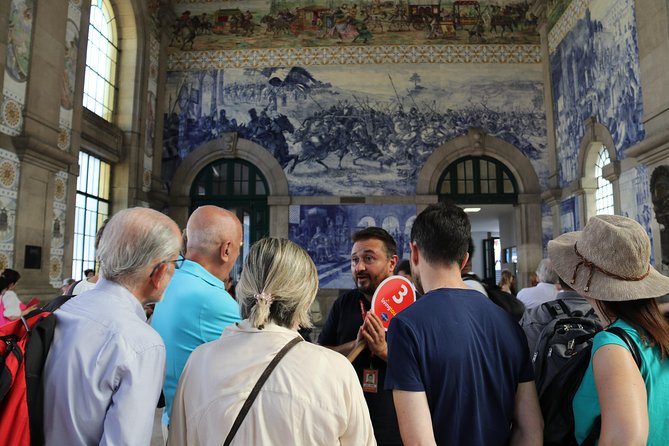 Porto Full Day City Tour Wine Tasting and Six Bridges Cruise - São Bento Station and its 20,000 tiles