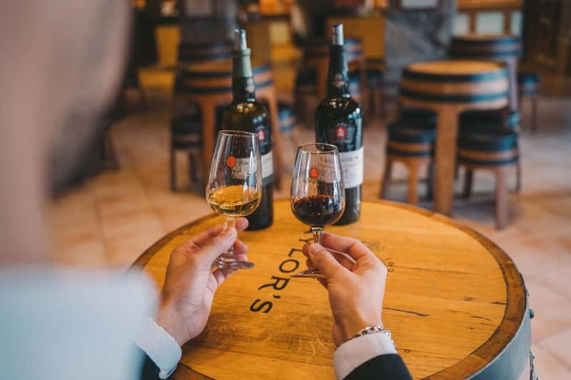 Porto: Taylor’s Port Cellar Tour & WOW The Wine Experience - Three wines at the museum