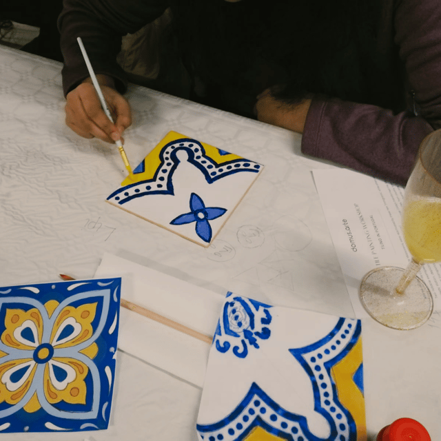 Porto: Tile Painting Workshop with Porto Wine - Sé do Porto - The finished tile and taking it home