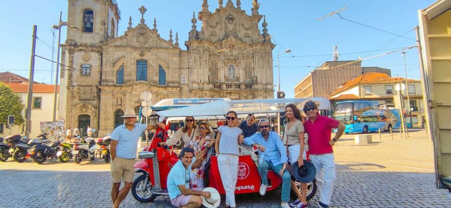 Porto: Tuk-Tuk Tour, Douro River Cruise, and Wine Tasting - Starting beside Porto’s old walls