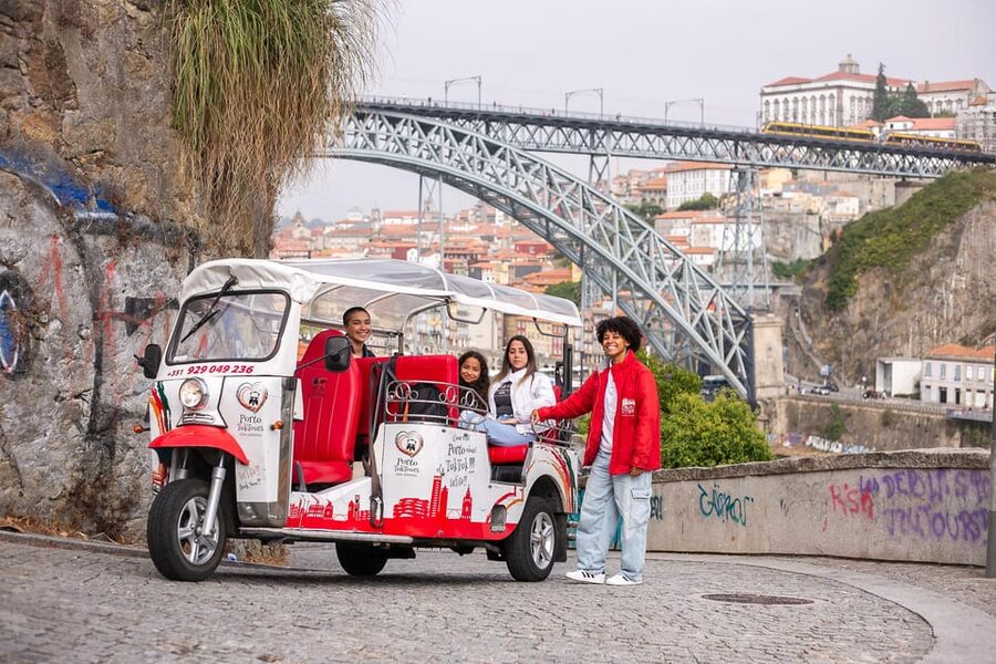 Porto: Tuk tuk Tours with Port Wine Tasting - Through Ribeira’s steep lanes and riverfront