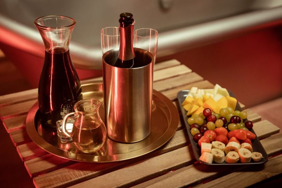 Prague: Beer and Wine Spa Bath with Salt Cave Experience - The wine bath: a better fit for non-beer drinkers