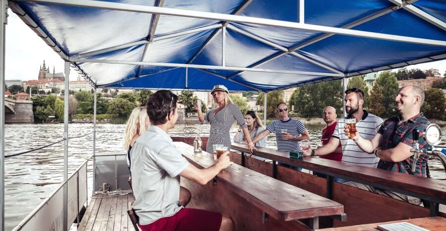Prague: Private Cycle Boat River Tour with Beer or Prosecco - Key points to know before booking