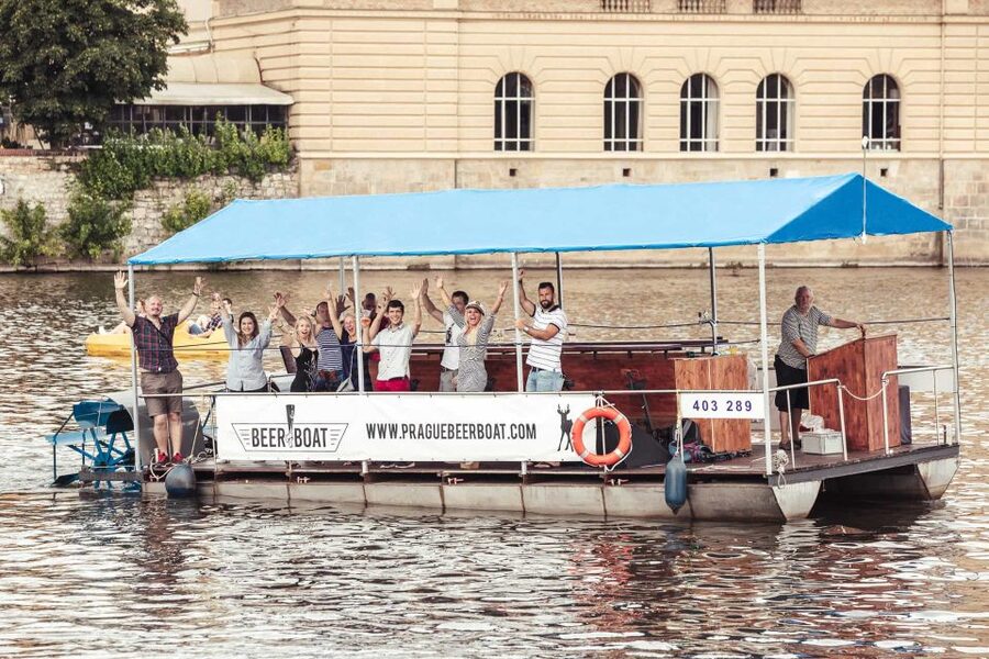 Prague: Private Cycle Boat River Tour with Beer or Prosecco - Beer or prosecco: choose before you go