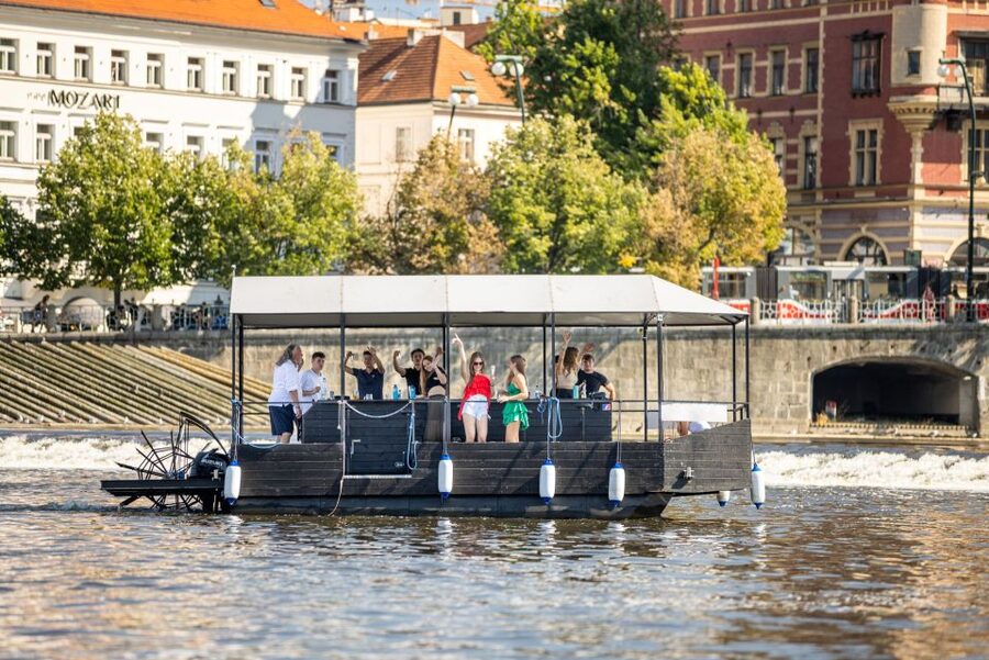 Prague: Private Cycle Boat River Tour with Beer or Prosecco - What the guide adds to a party-style ride