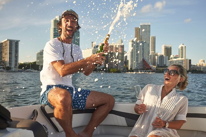 Private Boat Ride in Miami with Experienced Captain and Champagne - Sunset works, but timing changes the character