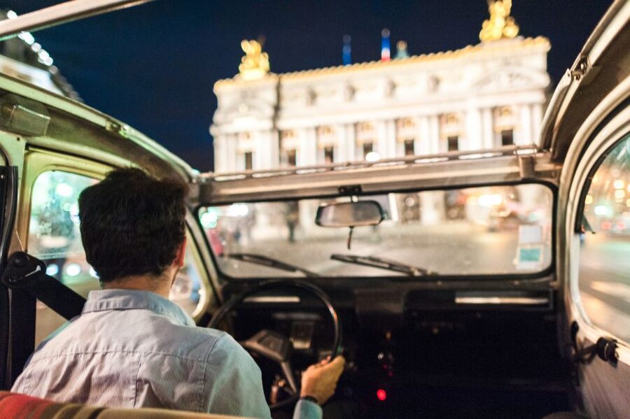 Private tour of Paris by Night with Champagne - Why Paris looks better from a 2CV after dark