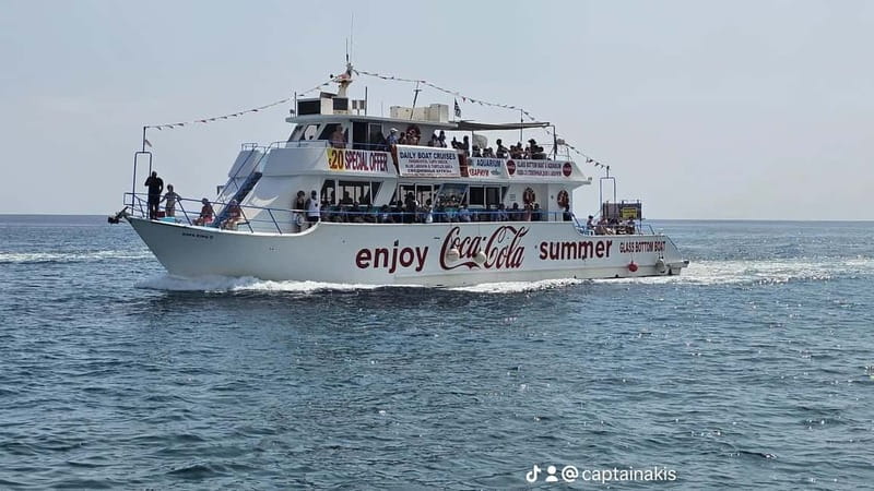 Protaras Blue Lagoon Sunset Tour with Pizza & Champagne - Sunset, champagne, pizza, and fruit