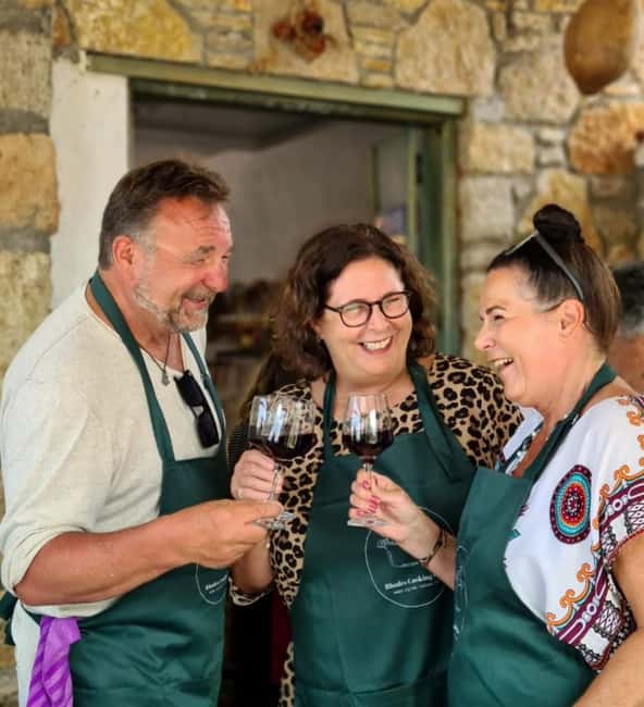 Rhodes: 1952 Farmhouse Cooking & Lunch with Unlimited Wine - Arriving among the olive trees