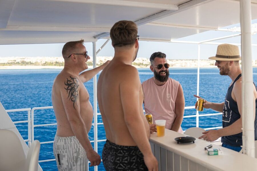 Rhodes: Bay to Bay Swim Cruise with Greek Buffet and Wine - Anthony Quinn Bay and the best water of the day