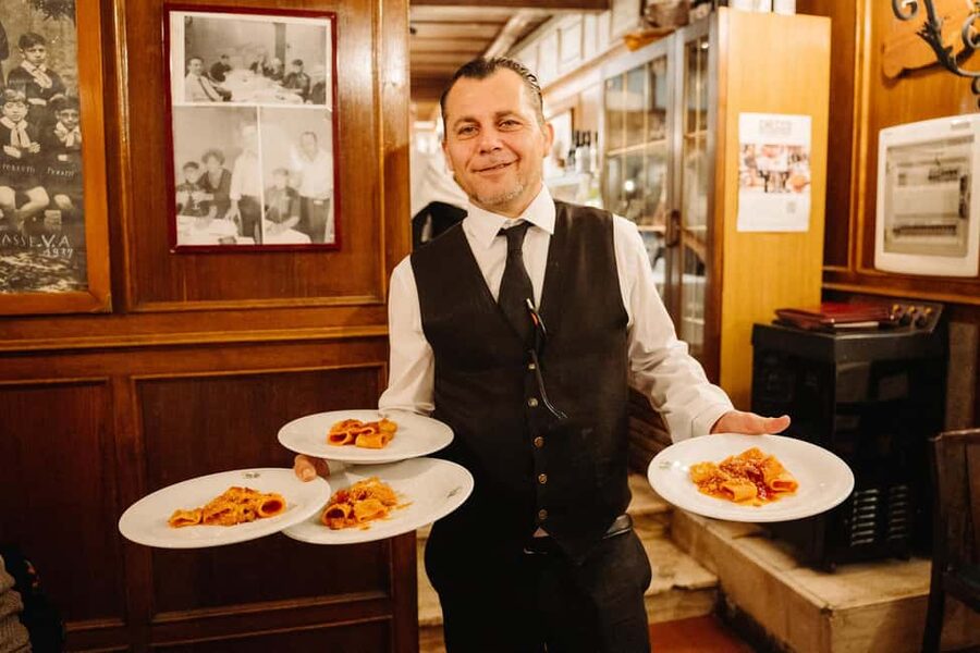 Rome Food Tour: Trastevere Aperitivo, Wine & Pasta Dinner - Vanda focuses on regional wine and bruschetta