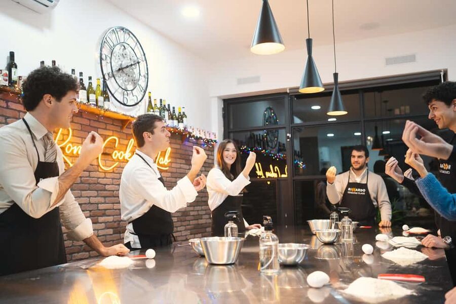 Rome: Fresh Pasta-Making Class with Italian Chef and Wine - Rolling, cutting, and shaping fresh pasta