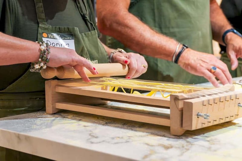Rome: Hands-On Pasta & Tiramisu Class with Unlimited Wine - A Roman Cooking Class Built Around Fresh Pasta