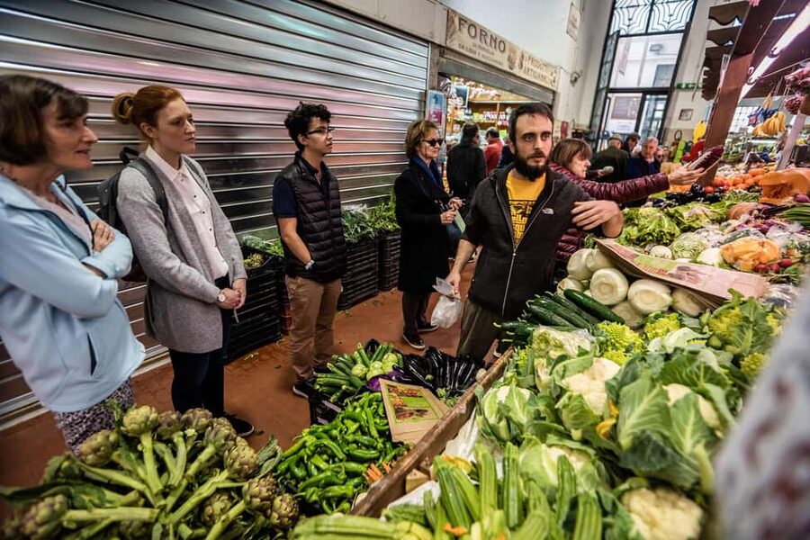Rome: Pasta Cooking Class with Market Visit and Wine - Shopping at Nomentano Market
