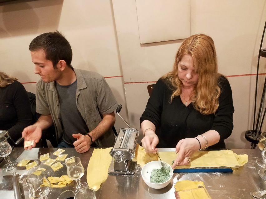 Rome: Pasta Making Class with Tiramisu & Wine PRIVATE OPTION - Prosecco, Wine, and the Social Side