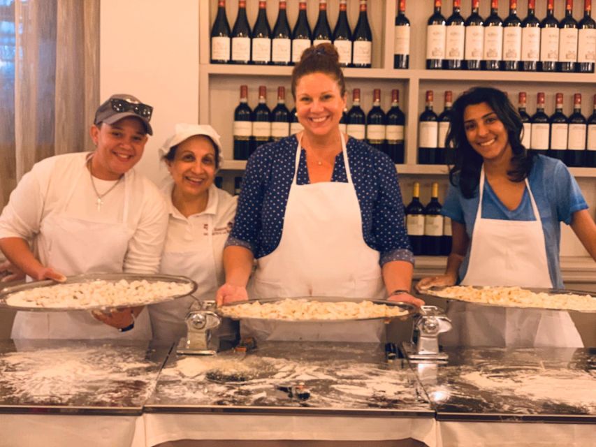 Rome: Pasta & Tiramisu Class with Free Flowing Fine Wine - Rolling pasta from scratch with an English-speaking instructor