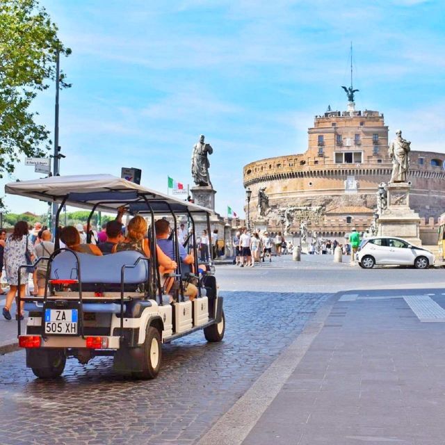 Rome: Private Guided Golf Cart Tour with Gelato or Wine - Guides make the difference
