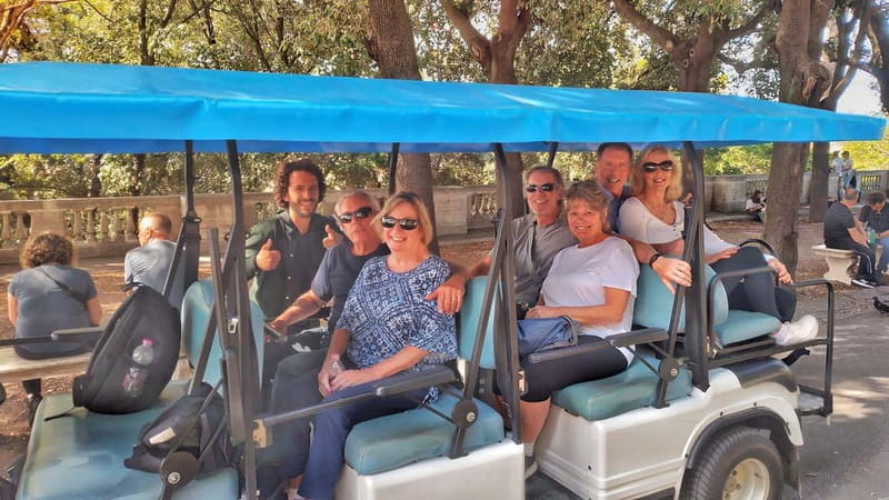 Rome: Private Guided Golf Cart Tour with Gelato or Wine - What you see from Republic Square to the Colosseum
