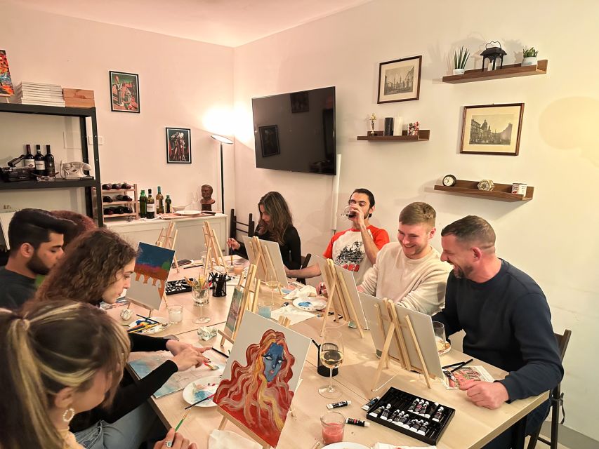 Rome: Small-Group Art Class with Wine - How the painting class works
