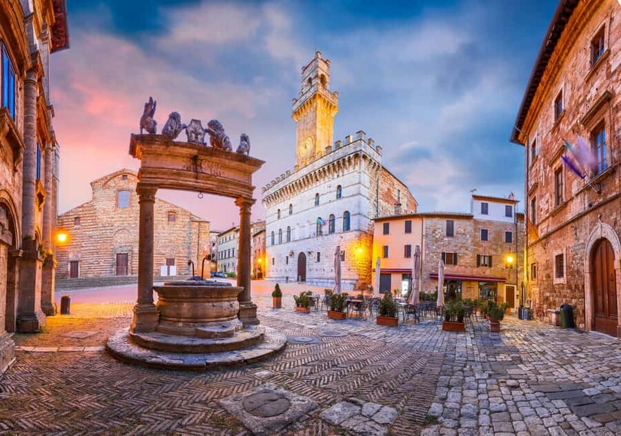 Rome: Tuscany & Montepulciano Day Trip with Lunch & Wines - Montepulciano: medieval streets and big views