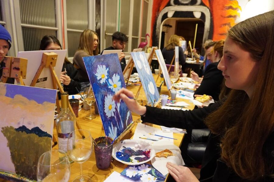 Rome: Wine and Paint Experience in Piazza Navona - Who should book this Rome experience?