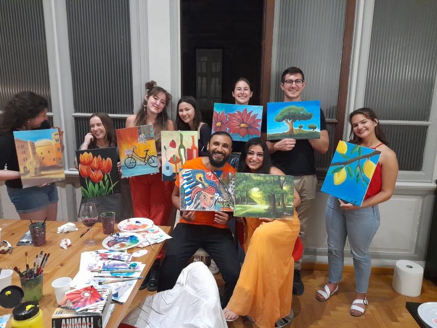 Rome: Wine and Paint Experience in Piazza Navona - A creative night a few steps from Piazza Navona