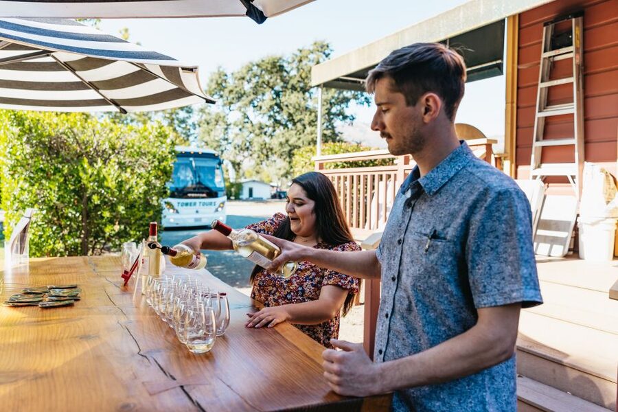 San Francisco: Half-Day Wine Country Excursion with Tastings - First winery: barrel rooms, family stories, and the making of wine