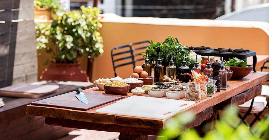 Santorini Cooking Class with Wine Tasting & Lunch - The drive across Santorini sets the tone