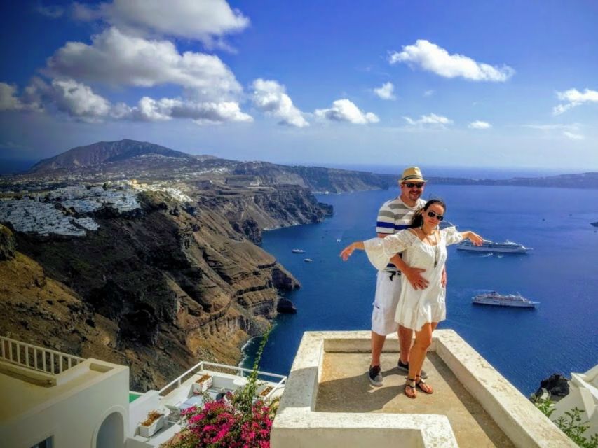 Santorini: Guided Tour to 3 Wineries with Wine Tastings - Art Space Winery, where wine meets old volcanic caves
