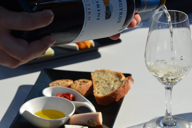 Santorini Highlights Small-Group Tour with Wine Tasting option - Akrotiri and the Red Beach viewpoint