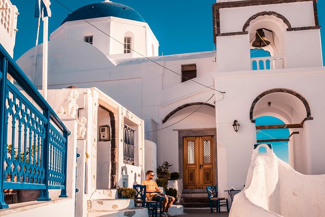 Santorini Highlights Small-Group Tour with Wine Tasting option - Emporio gives you a quieter village walk