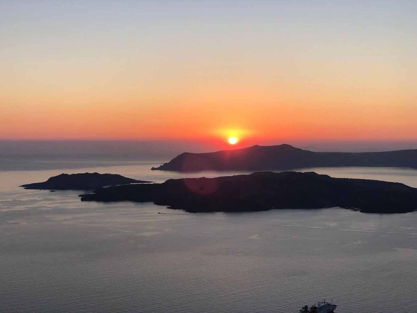 Santorini: Small-Group Sunset Wine Tour with Santo Winery - Final stop: Santo Winery and sunset over the volcano
