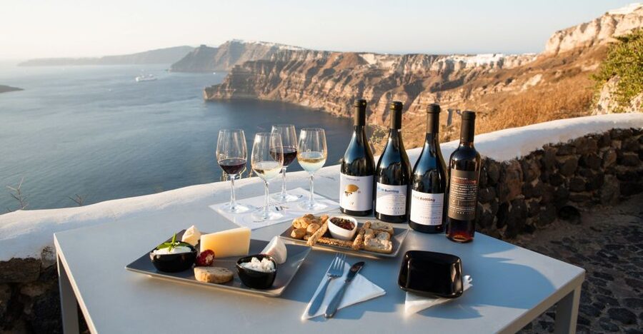 Santorini: Three Wineries and One Brewery Tour with Tastings - Key points at a glance