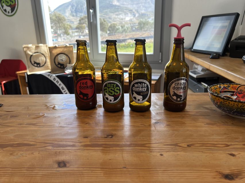Santorini: Three Wineries and One Brewery Tour with Tastings - The final winery depends on the day
