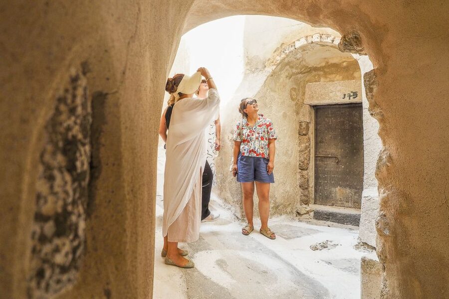 Santorini: Top Sights Day Trip, Wine Tasting, & Oia Sunset - Three Santorini wines and the island’s unusual vines