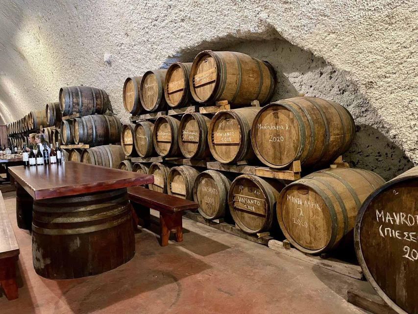 Santorini: Wine Tasting Tour with Snacks - Guides who make the difference