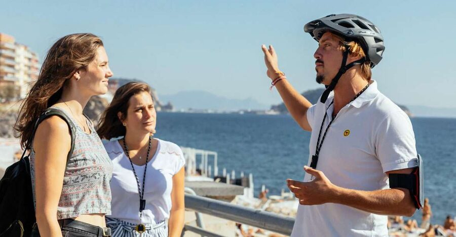 Scenic E-Bike Ride with Vineyard Wine & Meal - Starting beside the Bay of Pozzuoli